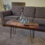 Live Edge Walnut Slab Table (Only 1 Available)