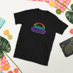 Unisex Retro Rainbow Dark T-Shirt